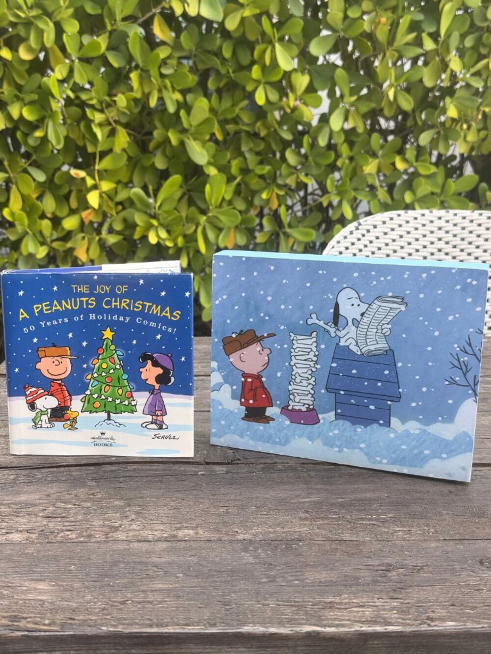 Hallmark The Joy of Peanuts Christmas 50 Years of Holiday Comics Snoopy Art LOT